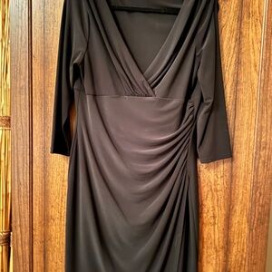 Ralph Lauren Elegant Black Cocktail Dress